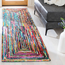 Load image into Gallery viewer, SAFAVIEH Handmade Nantucket Bodhild Contemporary Cotton Rug - 2&#39;3&quot; x 6&#39; Runner - Teal
