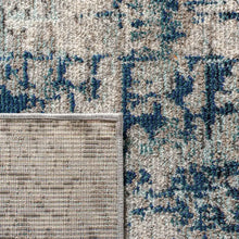 Load image into Gallery viewer, SAFAVIEH Madison Loane Modern Abstract Rug - 2&#39;2&quot; x 12&#39; Runner - Grey/Blue
