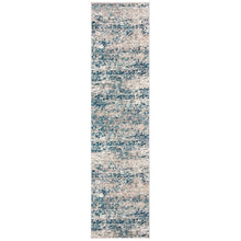 Load image into Gallery viewer, SAFAVIEH Madison Loane Modern Abstract Rug - 2&#39;2&quot; x 12&#39; Runner - Grey/Blue
