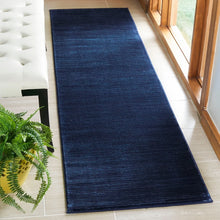 Load image into Gallery viewer, SAFAVIEH Vision Tanasa Modern Ombre Tonal Rug - 2&#39;2&quot; x 10&#39; Runner - Navy
