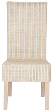 Load image into Gallery viewer, Arjun White Washed Wicker Dining Chair - Set of 2 #781 HW
