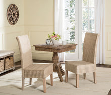 Load image into Gallery viewer, Arjun White Washed Wicker Dining Chair - Set of 2 #781 HW
