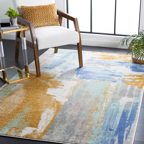 Safavieh Skyler Gold/Blue Green Rug 8' x 10'