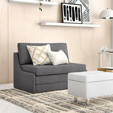 Load image into Gallery viewer, Armless Sofa Bed in Dark Gray #9536
