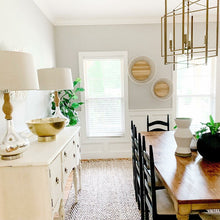 Load image into Gallery viewer, Antique Gold Yarnell 4 - Light Lantern Geometric Chandelier MRM1435
