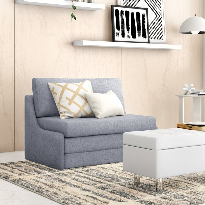 Sabine 43.31'' Upholstered Sleeper Sofa