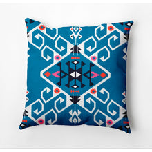 Load image into Gallery viewer, 18&quot;x18&quot; Blue Sabrina Medallion Outdoor Square Pillow Cover and Insert (Set of 2) GL1755
