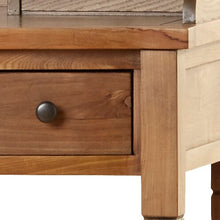Load image into Gallery viewer, Sadie Solid Wood Secretary Desk with Hutch Oak #2395HW
