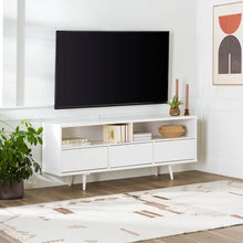 Load image into Gallery viewer, Sadie Solid Wood TV Stand for TVs up to 65&quot;
