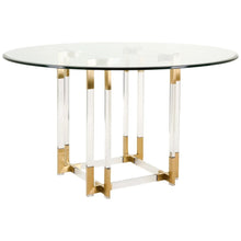 Load image into Gallery viewer, SAFAVIEH Couture High Line Collection Koryn Acrylic Dining Table 6597RR (2 boxes)
