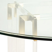 Load image into Gallery viewer, SAFAVIEH Couture High Line Collection Koryn Acrylic Dining Table 6597RR (2 boxes)
