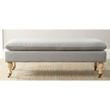 Load image into Gallery viewer, Hampton Pillowtop Bench in Color Gray 84CDR
