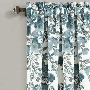 Saffr Walden Floral Room Darkening Thermal Rod Pocket Curtain Panels, 52" x 84" (Set of 1)