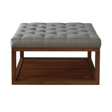 Load image into Gallery viewer, Sagan 36.5&#39;&#39; Wide Tufted Square Storage Ottoman with Storage
