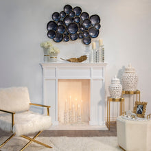 Load image into Gallery viewer, Pierced Ceramic Temple Jar, White Ceramic 2025CDR
