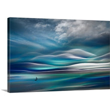 Load image into Gallery viewer, 40&quot; H x 60&quot; W x 1.5&quot; D Sailing by Ursula Abresch - Graphic Art on Canvas

