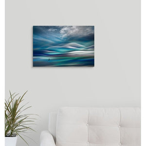40" H x 60" W x 1.5" D Sailing by Ursula Abresch - Graphic Art on Canvas
