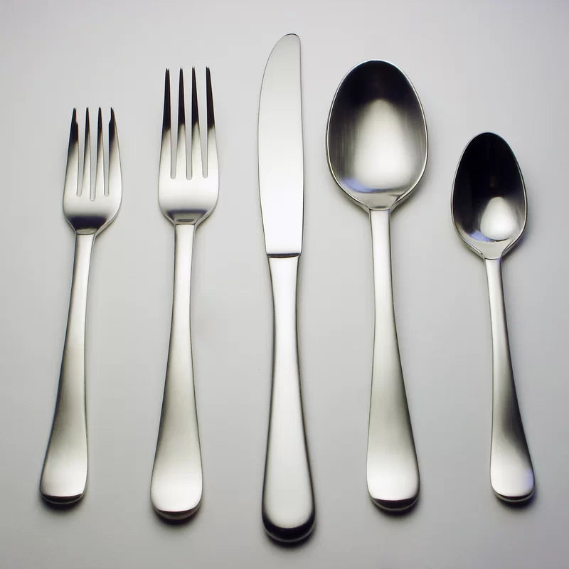 Salesville 45 Piece 18/10 Stainless Steel Flatware Set, Service for 8