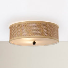 Load image into Gallery viewer, Salguero 3 - Light 17&#39;&#39; Shaded Drum Flush Mount 6329RR
