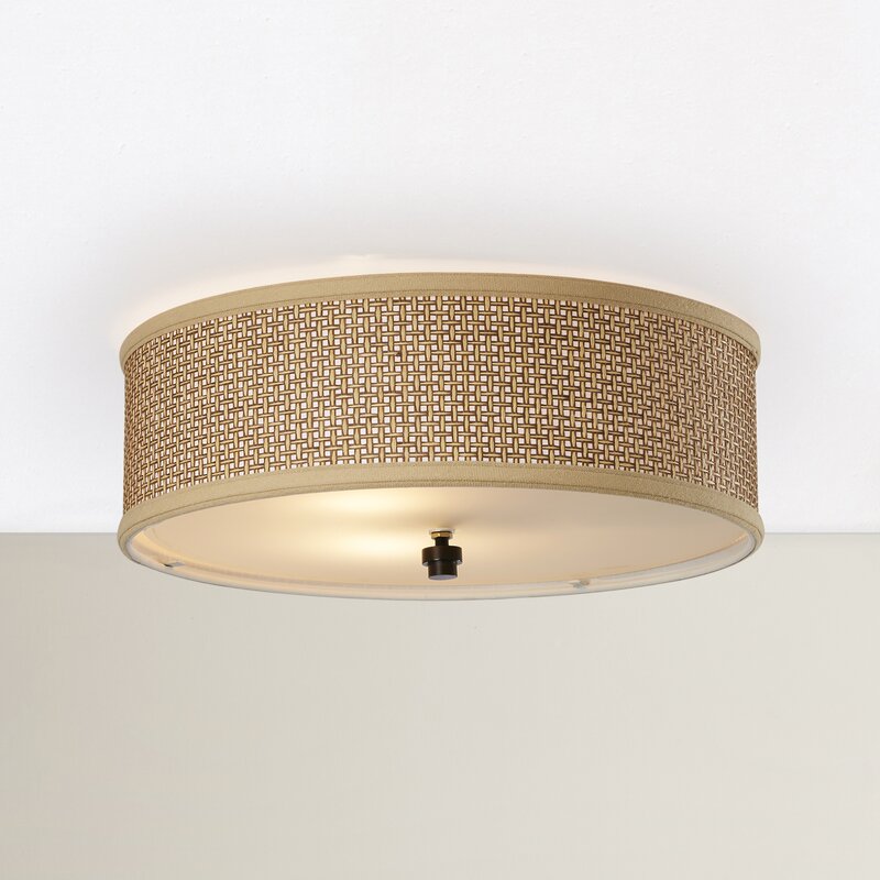 Salguero 3 - Light 17'' Shaded Drum Flush Mount 6329RR
