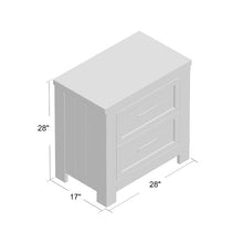 Load image into Gallery viewer, Sallie 2 Drawer Nightstand Brown
