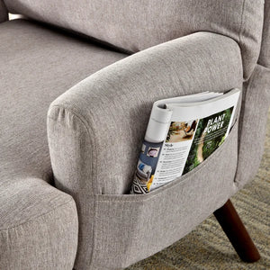 Salma 29.52'' Wide Tufted Lounge Chair and Ottoman