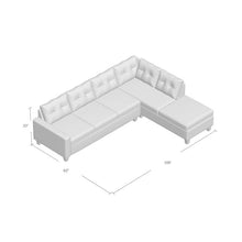 Load image into Gallery viewer, Salomon 108&quot; Right Hand Facing Sectional

