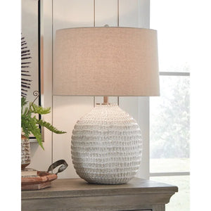 Salton 26.5" Beige Table Lamp