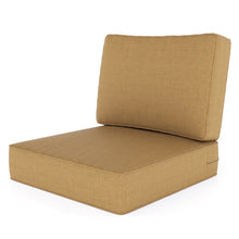 Load image into Gallery viewer, Sand &amp; Stable™ 2 - Piece Outdoor Seat/Back Cushion 25.5&#39;&#39; W x 26&#39;&#39; D

