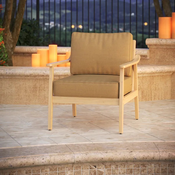 Sand & Stable™ 2 - Piece Outdoor Seat/Back Cushion 25.5'' W x 26'' D