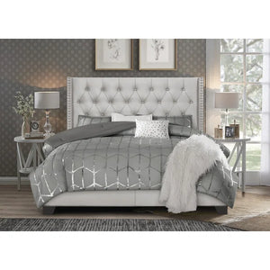 Sanders Upholstered Low Profile Standard Bed queen