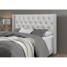 Load image into Gallery viewer, Queen Sanders Upholstered Low Profile Standard Bed
