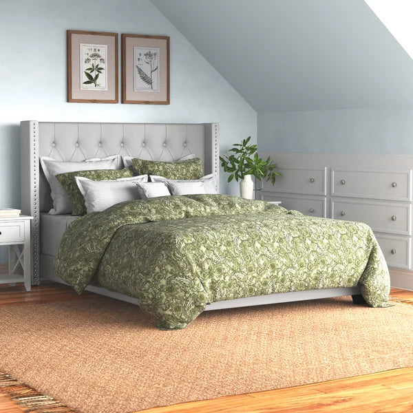 Sanders Upholstered Low Profile Standard Bed queen