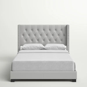 Sanders Upholstered Low Profile Standard Bed queen