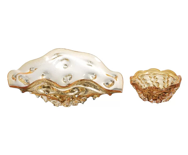 Sandie Glass Decorative Bowl - Set of 2