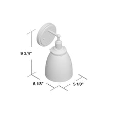 Load image into Gallery viewer, Sandy Springs 1-Light Bath Sconce 4458RR
