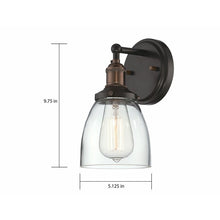 Load image into Gallery viewer, Sandy Springs 1-Light Bath Sconce 4458RR
