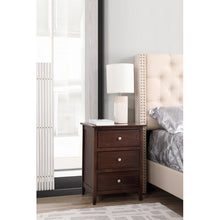 Load image into Gallery viewer, SantaAna 3 - Drawer Nightstand Cappuccino #1872HW
