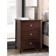Load image into Gallery viewer, SantaAna 3 - Drawer Nightstand Cappuccino #1872HW
