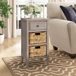 Santa Cruz End Table with Storage