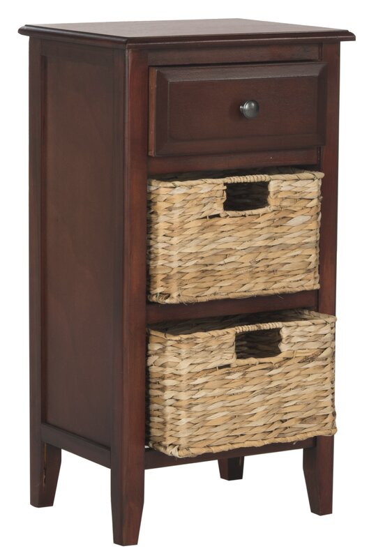 Santa Cruz Solid Wood End Table Storage 2352CDR