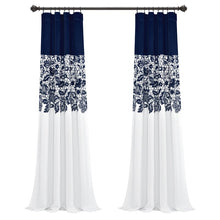 Load image into Gallery viewer, Santa Fe Floral Room Darkening Thermal Rod Pocket Curtain Panels (Set of 2) B57 187 ps

