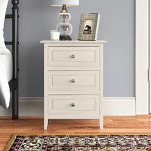 Load image into Gallery viewer, Beige Santaana 25&#39;&#39; Tall 3 - Drawer Nightstand
