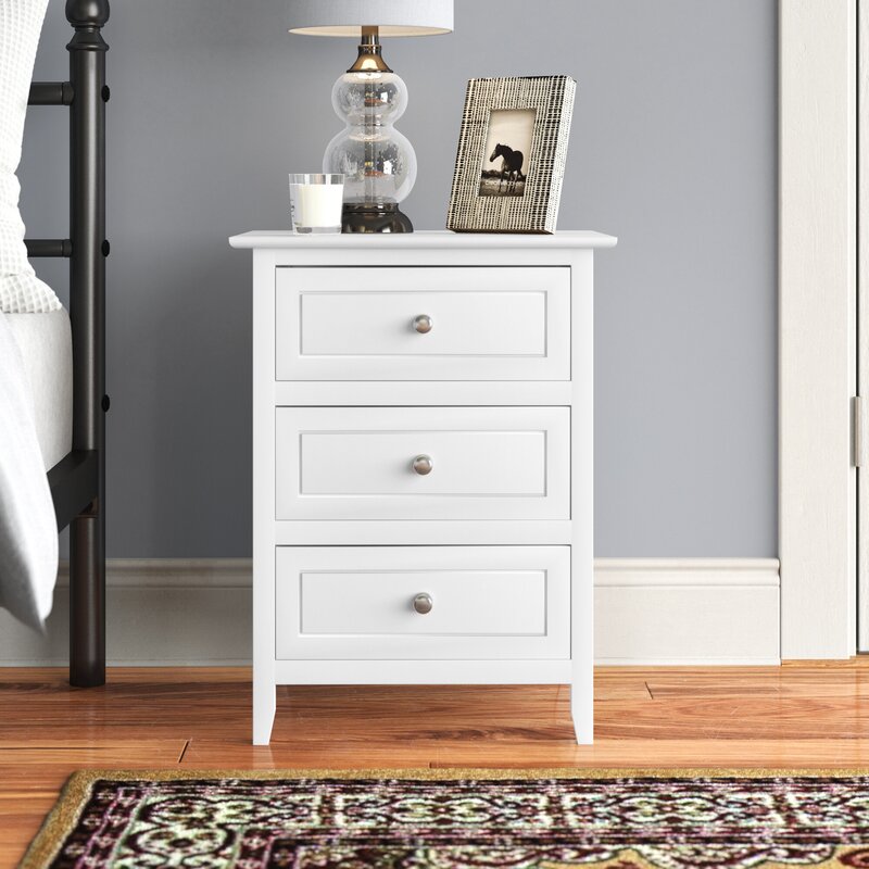 Santaana 3 - Drawer Nightstand in True White MRM1477
