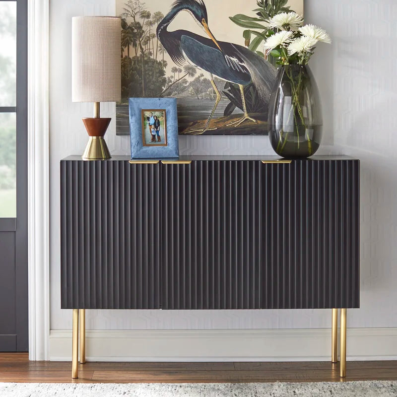 Black Santillanes 47.25'' Wide Sideboard