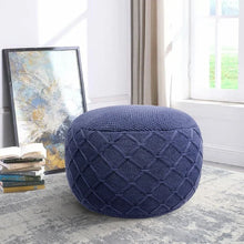 Load image into Gallery viewer, Santorini Upholstered Pouf
