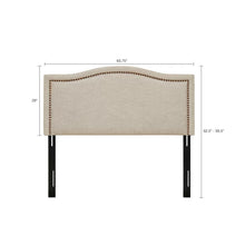 Load image into Gallery viewer, Sasaki Upholstered Panel Headboard, Queen

