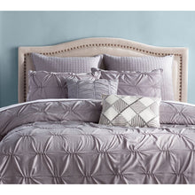 Load image into Gallery viewer, Queen Beige Sasaki Upholstered Panel Headboard
