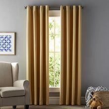 Load image into Gallery viewer, Sateen Solid Blackout Thermal Grommet Curtain Panels, 52&quot; x 84&quot; (Set of 2)
