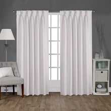 Load image into Gallery viewer, Sateen Solid Room Darkening Thermal Pinch Pleat Curtain Panels #ND1045
